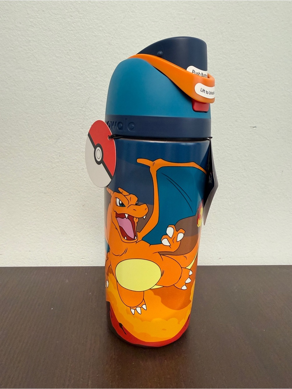 Pokemon X Owala FreeSip 16oz Charizard Brings the Heat Water Bottle Anniversary